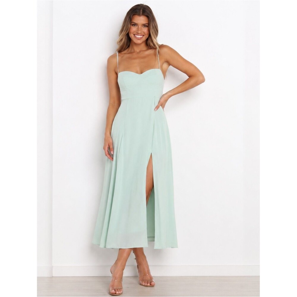 Petal & Pup Amelia Dress – Mint Green Midi Dress NWT | Size US 2 (AU 6)